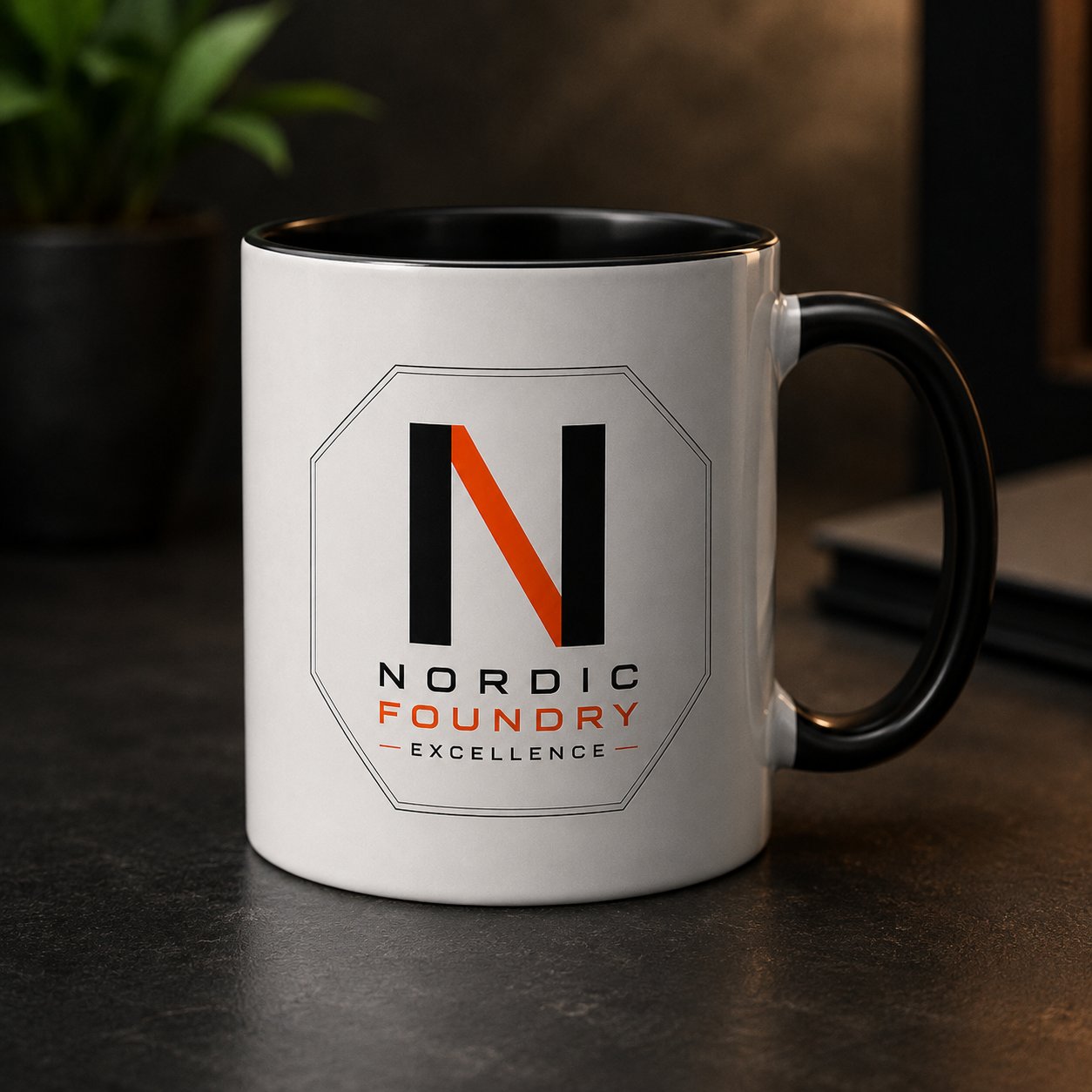 Norfox octagon mug
