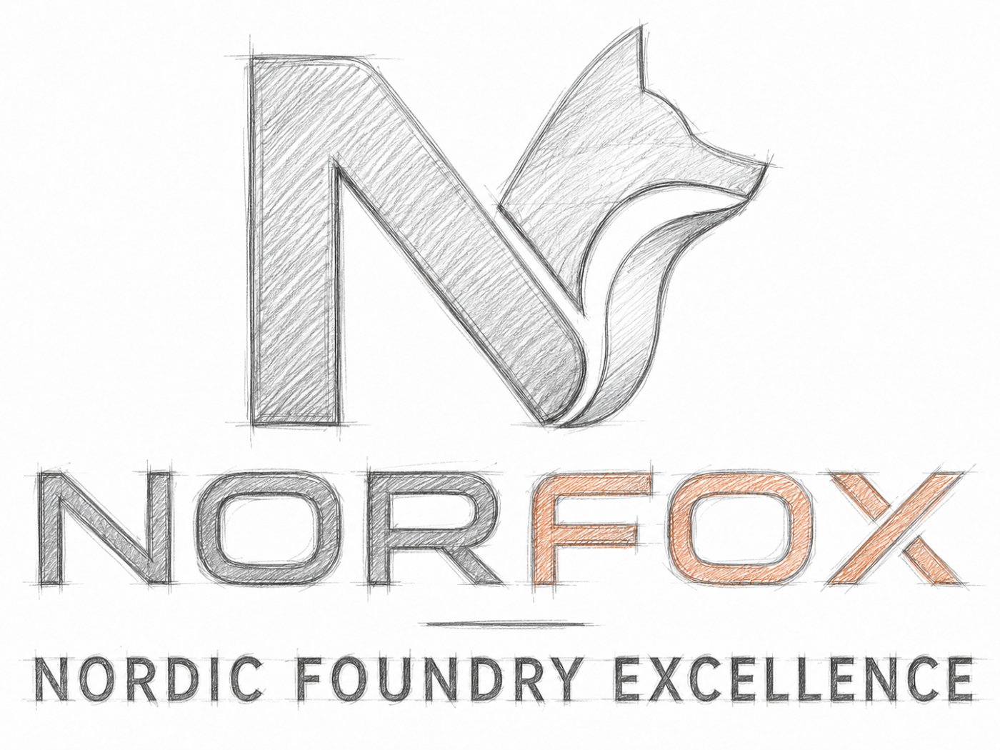 Norfox logo sketch